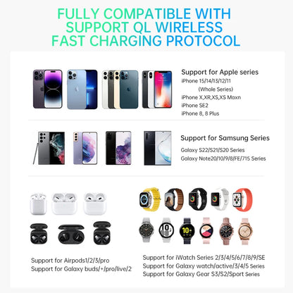 QI2 3 in 1 Magnetic Wireless Chargers For iPhone 16 15 14 13 12 Fast Charging Station For Apple Watch Airpods 2 3 4 stand