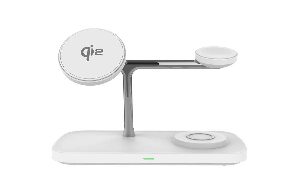 QI2 3 in 1 Magnetic Wireless Chargers For iPhone 16 15 14 13 12 Fast Charging Station For Apple Watch Airpods 2 3 4 stand