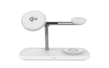 QI2 3 in 1 Magnetic Wireless Chargers For iPhone 16 15 14 13 12 Fast Charging Station For Apple Watch Airpods 2 3 4 stand