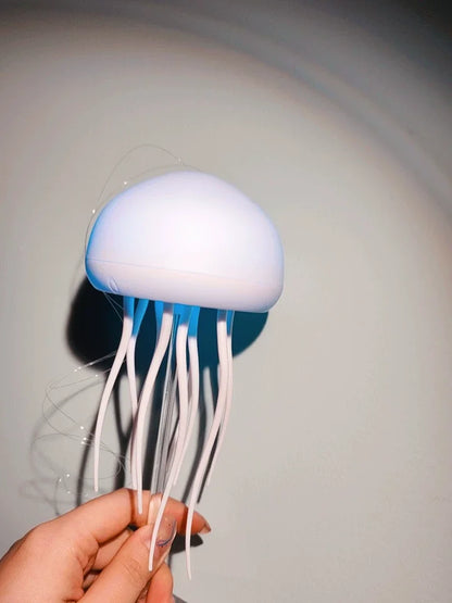 Voice Control Sensor Jellyfish Night Light Children Birthday Gift Floating Bedroom Desktop Ornament Colorful Atmosphere Light
