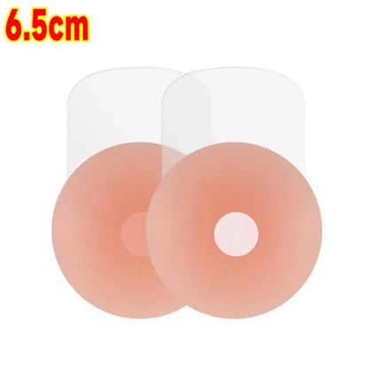 4PCS Women Lift Up Invisible Reusable Self Adhesive Silicone Breast Lift Tape Nipple Cover Chest Paste Push Up Party Dress Bras