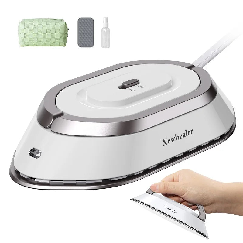 Electric iron, portable electric iron. 300W.Dry ironing, ceramic base plate, anti sticking, travel iron，Easy to store