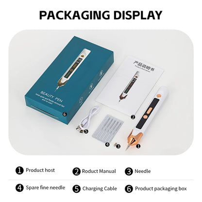 Laser Plasma Pen for Skin Tag Remover Freckle Black Dot Eliminator Papilloma  Mole Pimples Wart Tattoo Removal Plasma Pen