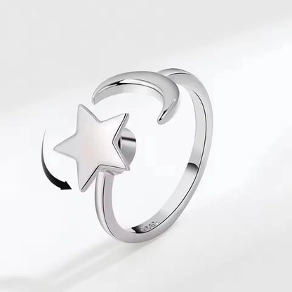 Sam Panda 925 Sterling Silver Sunflower Diamond Zircon Rotatable Ring For Women Gift Relieve Stress Ring Jewelry Wholesale
