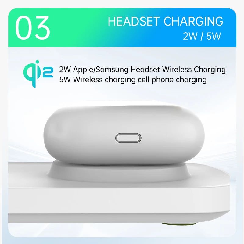 QI2 3 in 1 Magnetic Wireless Chargers For iPhone 16 15 14 13 12 Fast Charging Station For Apple Watch Airpods 2 3 4 stand