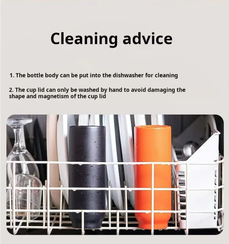 24oz Insulated Magsafe Water Bottle Stainless Steel Double Wall Sport Magnetic Water Bottle with Phone Holder