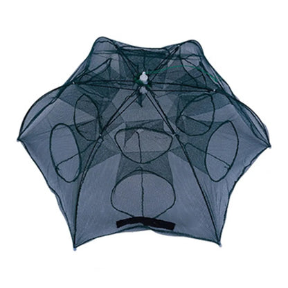 Foldable Umbrella-Shape Fish Trap Outdoor Automatic Trap Shrimp Carp Catcher Cages Mesh Nets Fishing Gear Fishing Accessories