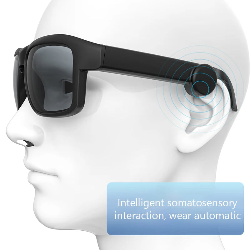 Smart Bluetooth Glasses Headset Wireless Headphones in Car Sports Riding HD Audio Sun Lens Headphones Music Earphones for Xiaomi