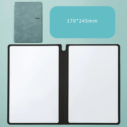 A5 Reusable Whiteboard Notebook Book With Free Whiteboard Pen Erasing Cloth Weekly Planner Portable Notebooks
