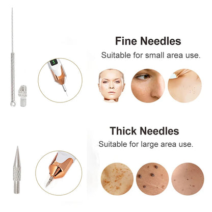 Laser Plasma Pen for Skin Tag Remover Freckle Black Dot Eliminator Papilloma  Mole Pimples Wart Tattoo Removal Plasma Pen