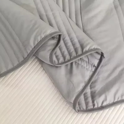 Summer Air Condition Quilt Cooling Blanket Soft Breathable Quilts Lightweight Blanket Solid Color Washable Nap Blanket 여름이불